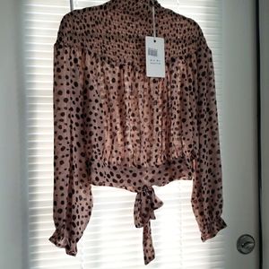Adorable sheer blouse